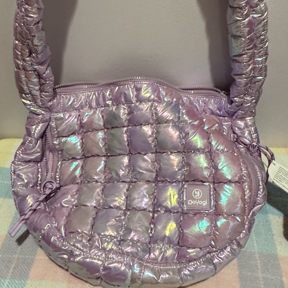 DOYOGI Handbags - New DOYOGI Iridescent Lavender Shoulder Hobo Bag
